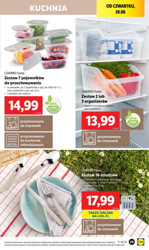 Lidl - gazetka promocyjna Katalog od poniedziałku 23.06 do niedzieli 29.06 - strona 31