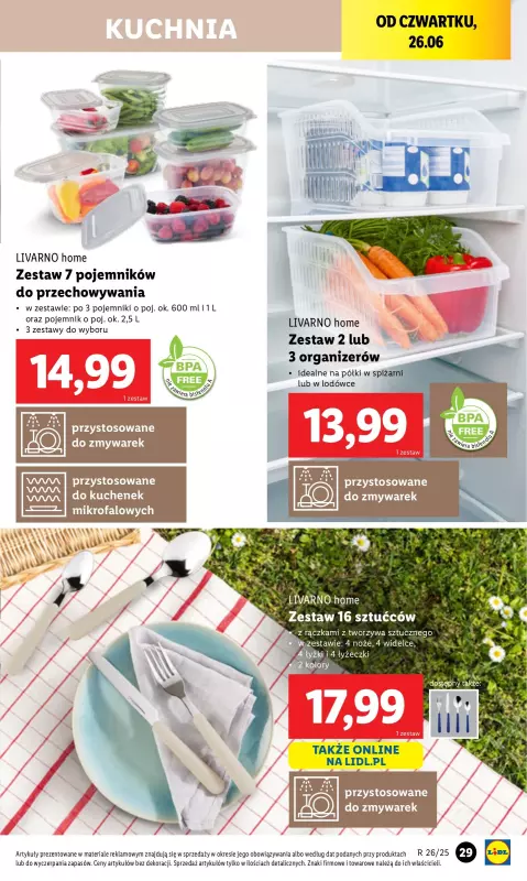 Lidl - gazetka promocyjna Katalog od poniedziałku 23.06 do niedzieli 29.06 - strona 31