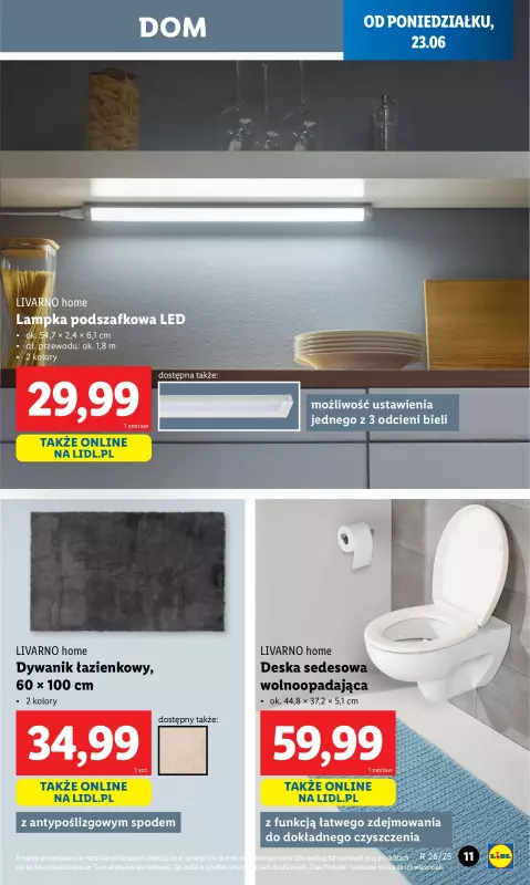 Lidl - gazetka promocyjna Katalog od poniedziałku 23.06 do niedzieli 29.06 - strona 11