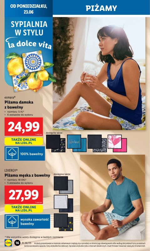 Lidl - gazetka promocyjna Katalog od poniedziałku 23.06 do niedzieli 29.06 - strona 16