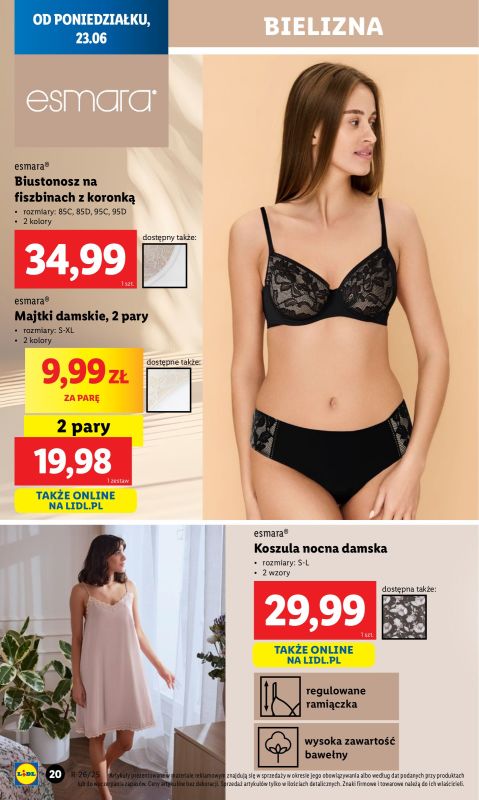 Lidl - gazetka promocyjna Katalog od poniedziałku 23.06 do niedzieli 29.06 - strona 20