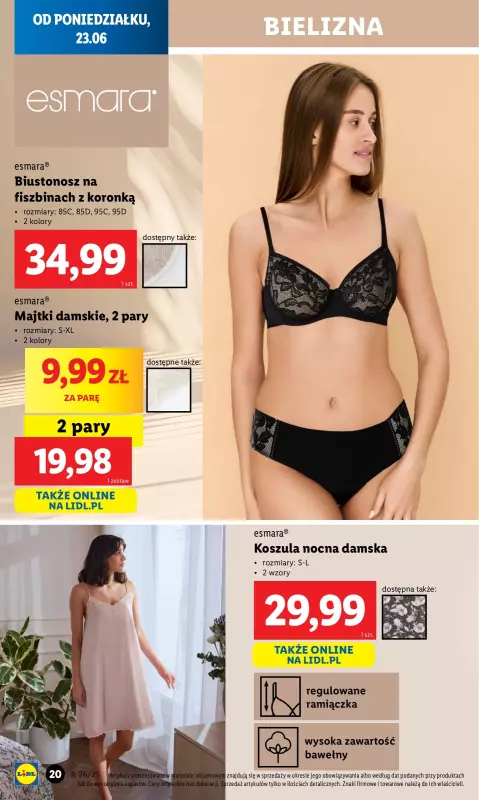 Lidl - gazetka promocyjna Katalog od poniedziałku 23.06 do niedzieli 29.06 - strona 20