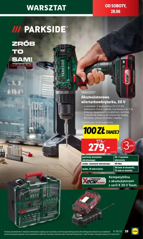 Lidl - gazetka promocyjna Katalog od poniedziałku 23.06 do niedzieli 29.06 - strona 41