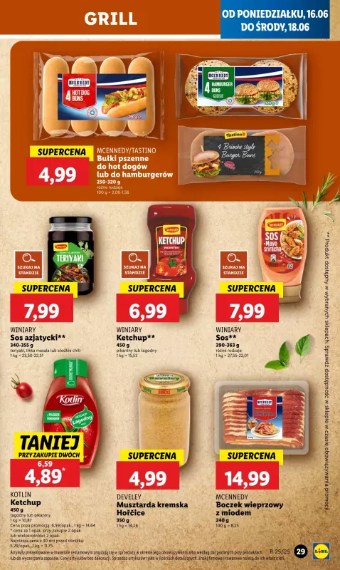 Lidl - gazetka promocyjna Oferta od poniedziałku od poniedziałku 16.06 do środy 18.06 - strona 33