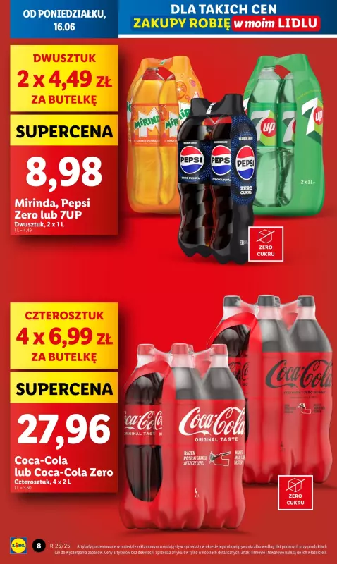 Lidl - gazetka promocyjna Oferta od poniedziałku od poniedziałku 16.06 do środy 18.06 - strona 8