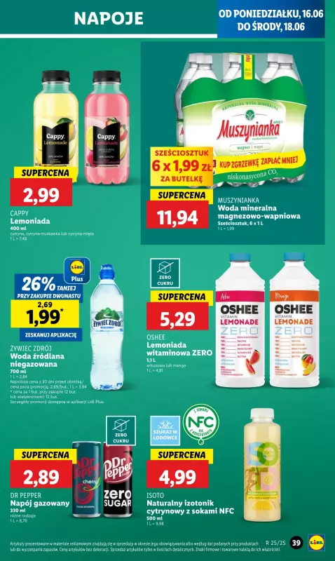Lidl - gazetka promocyjna Oferta od poniedziałku od poniedziałku 16.06 do środy 18.06 - strona 47