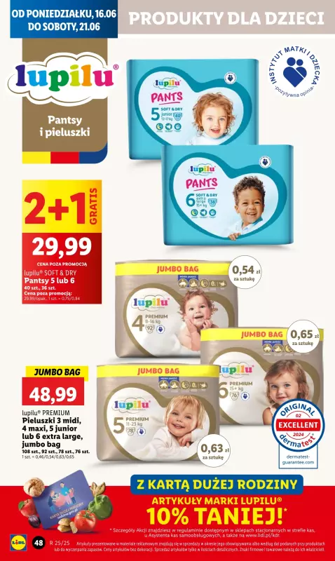 Lidl - gazetka promocyjna Oferta od poniedziałku od poniedziałku 16.06 do środy 18.06 - strona 58
