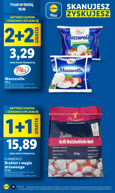 Lidl - gazetka promocyjna Oferta od poniedziałku od poniedziałku 16.06 do środy 18.06 - strona 18