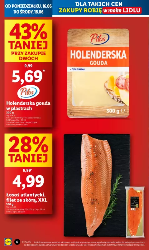 Lidl - gazetka promocyjna Oferta od poniedziałku od poniedziałku 16.06 do środy 18.06 - strona 6