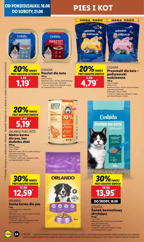 Lidl - gazetka promocyjna Oferta od poniedziałku od poniedziałku 16.06 do środy 18.06 - strona 64