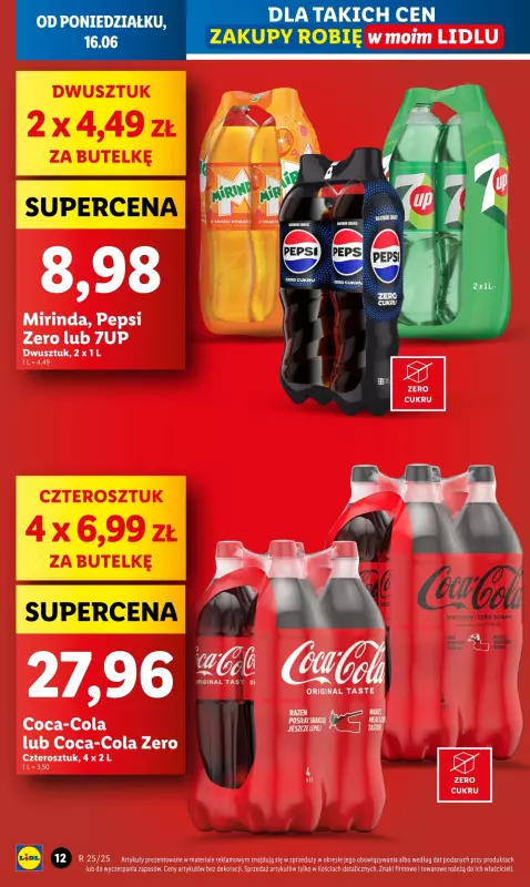 Lidl - gazetka promocyjna Oferta od poniedziałku od poniedziałku 16.06 do środy 18.06 - strona 12