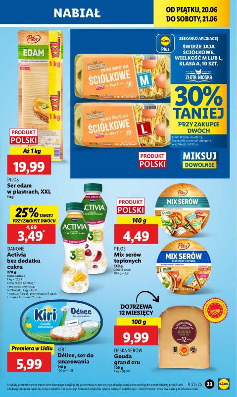 Lidl - gazetka promocyjna Oferta od piątku od piątku 20.06 do soboty 21.06 - strona 29