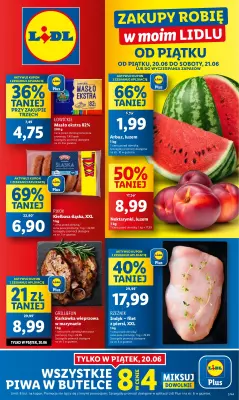 Lidl - gazetka promocyjna Oferta od piątku od piątku 20.06 do soboty 21.06