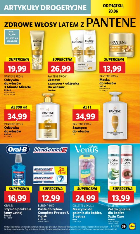Lidl - gazetka promocyjna Oferta od piątku od piątku 20.06 do soboty 21.06 - strona 49