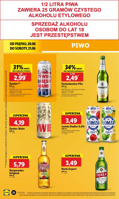 Lidl - gazetka promocyjna Oferta od piątku od piątku 20.06 do soboty 21.06 - strona 42