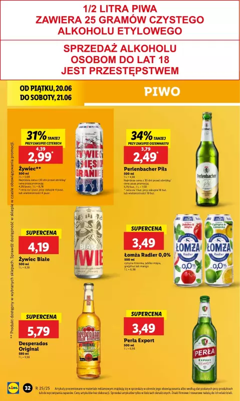 Lidl - gazetka promocyjna Oferta od piątku od piątku 20.06 do soboty 21.06 - strona 42