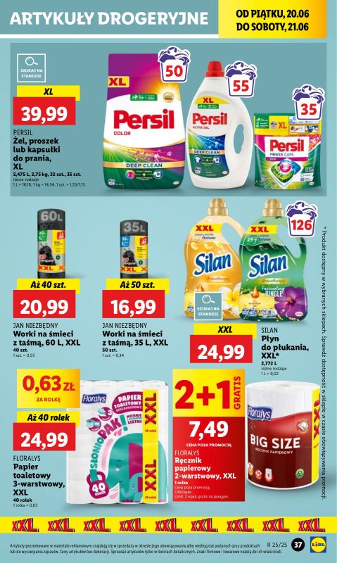 Lidl - gazetka promocyjna Oferta od piątku od piątku 20.06 do soboty 21.06 - strona 47