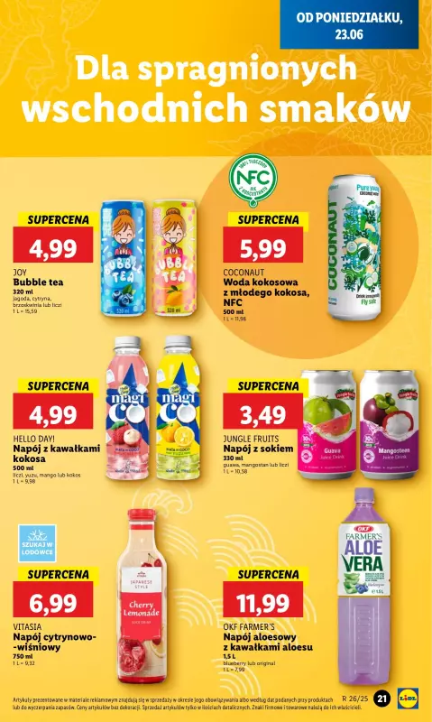 Lidl - gazetka promocyjna Oferta od poniedziałku od poniedziałku 23.06 do środy 25.06 - strona 23