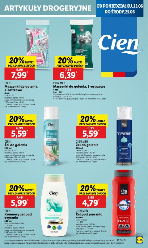 Lidl - gazetka promocyjna Oferta od poniedziałku od poniedziałku 23.06 do środy 25.06 - strona 59