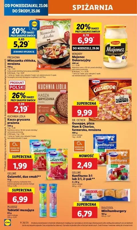 Lidl - gazetka promocyjna Oferta od poniedziałku od poniedziałku 23.06 do środy 25.06 - strona 40