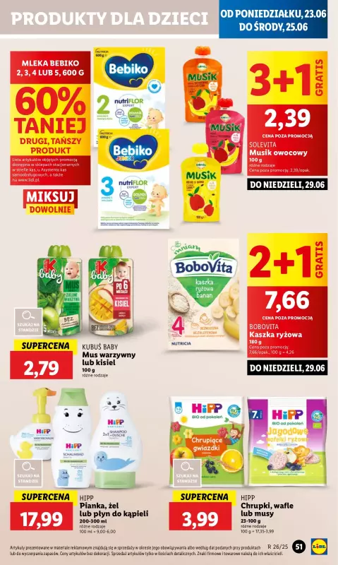 Lidl - gazetka promocyjna Oferta od poniedziałku od poniedziałku 23.06 do środy 25.06 - strona 57