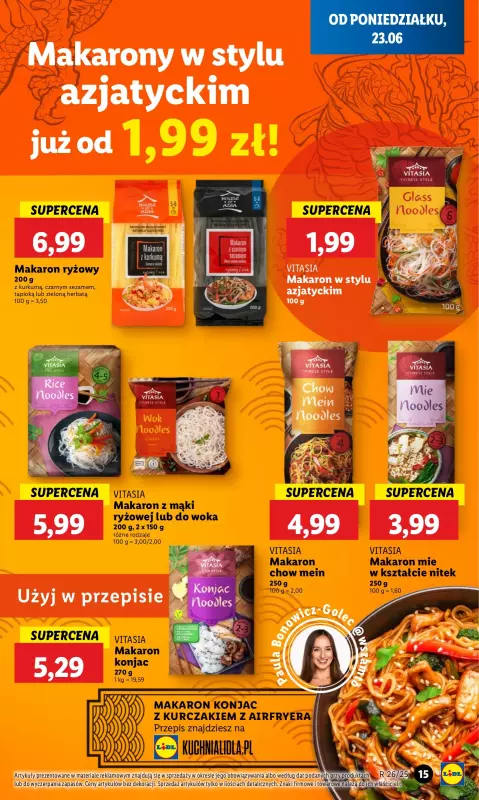 Lidl - gazetka promocyjna Oferta od poniedziałku od poniedziałku 23.06 do środy 25.06 - strona 17