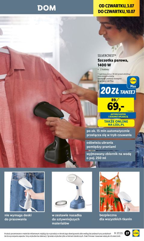Lidl - gazetka promocyjna Katalog od poniedziałku 30.06 do soboty 05.07 - strona 27