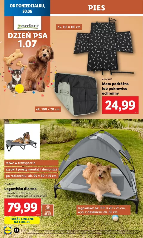 Lidl - gazetka promocyjna Katalog od poniedziałku 30.06 do soboty 05.07 - strona 22