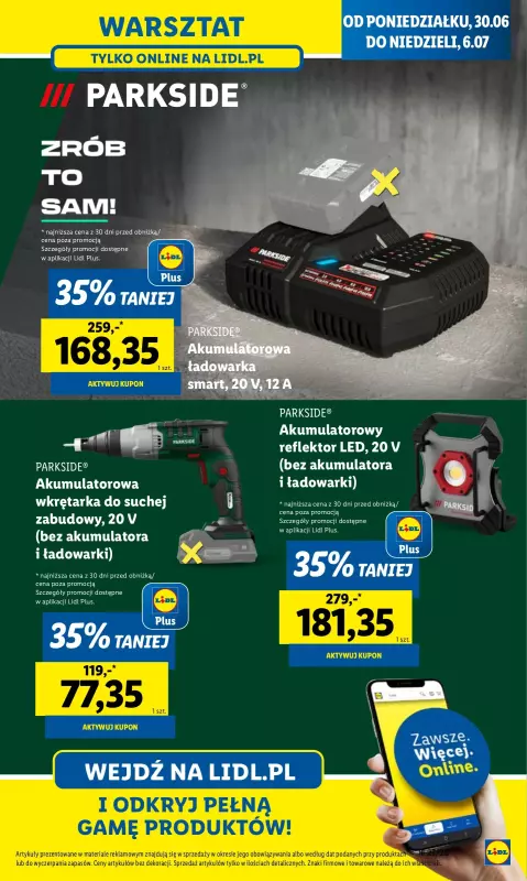 Lidl - gazetka promocyjna Katalog od poniedziałku 30.06 do soboty 05.07 - strona 35