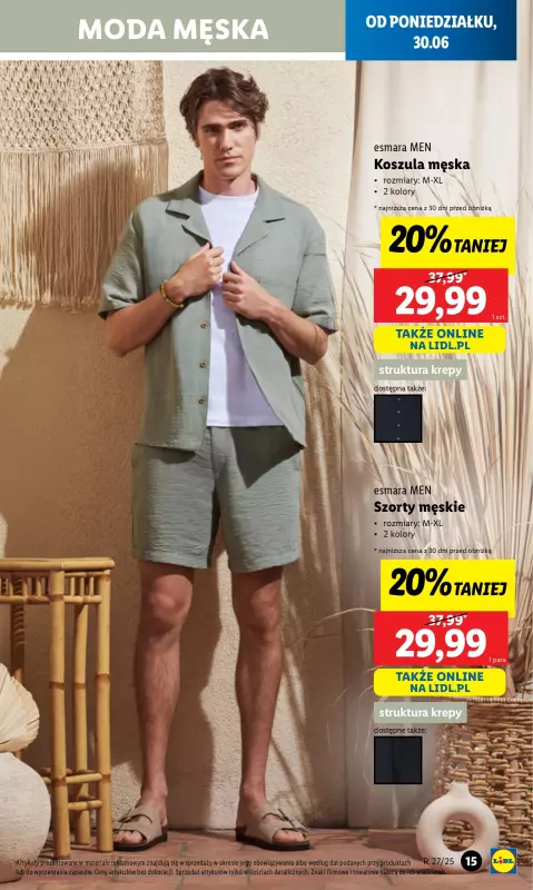 Lidl - gazetka promocyjna Katalog od poniedziałku 30.06 do soboty 05.07 - strona 15