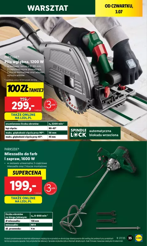 Lidl - gazetka promocyjna Katalog od poniedziałku 30.06 do soboty 05.07 - strona 37