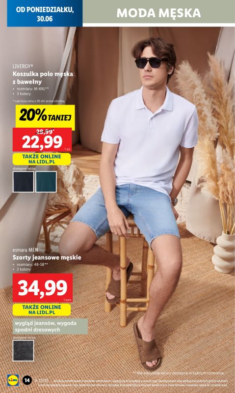 Lidl - gazetka promocyjna Katalog od poniedziałku 30.06 do soboty 05.07 - strona 14