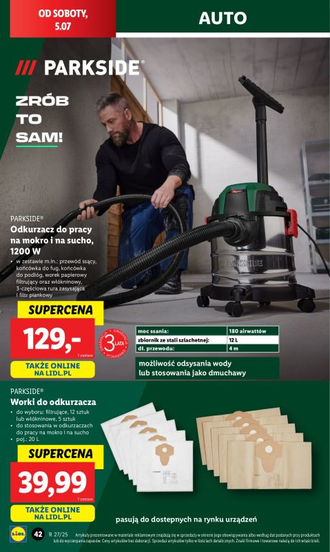 Lidl - gazetka promocyjna Katalog od poniedziałku 30.06 do soboty 05.07 - strona 44