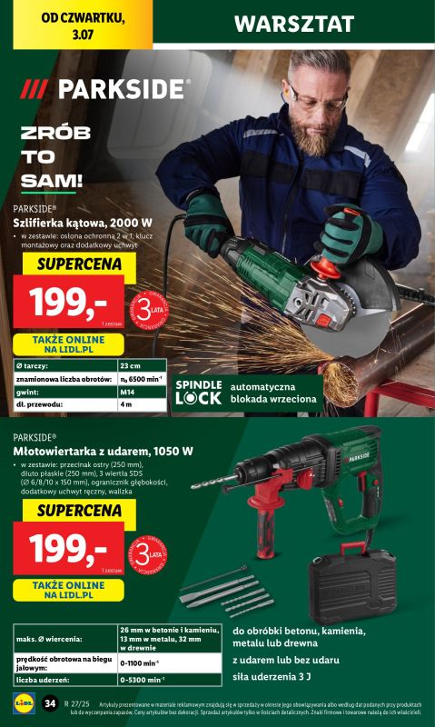 Lidl - gazetka promocyjna Katalog od poniedziałku 30.06 do soboty 05.07 - strona 36
