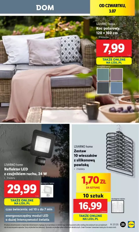 Lidl - gazetka promocyjna Katalog od poniedziałku 30.06 do soboty 05.07 - strona 25