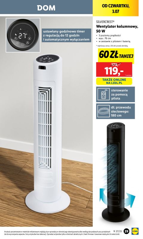 Lidl - gazetka promocyjna Katalog od poniedziałku 30.06 do soboty 05.07 - strona 29