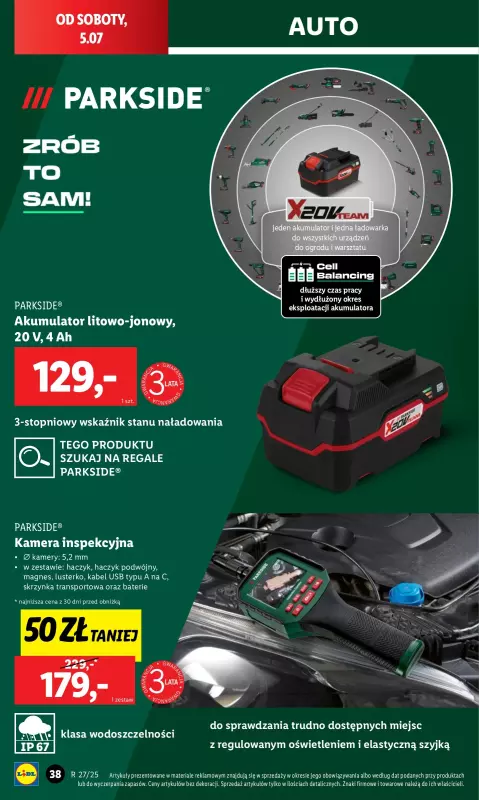 Lidl - gazetka promocyjna Katalog od poniedziałku 30.06 do soboty 05.07 - strona 40
