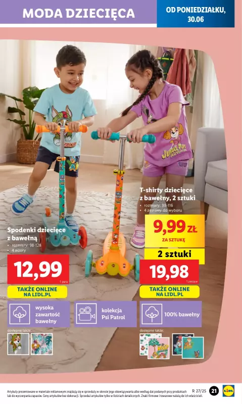 Lidl - gazetka promocyjna Katalog od poniedziałku 30.06 do soboty 05.07 - strona 21
