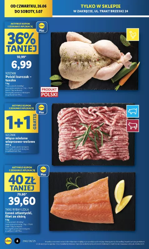 Lidl - gazetka promocyjna Wielkie Otwarcie! Zakręt od czwartku 26.06 do soboty 05.07 - strona 4