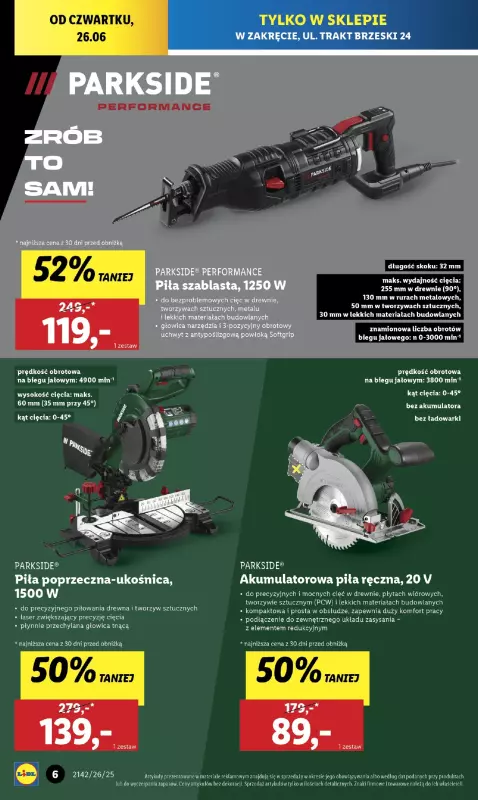 Lidl - gazetka promocyjna Wielkie Otwarcie! Zakręt od czwartku 26.06 do soboty 05.07 - strona 6