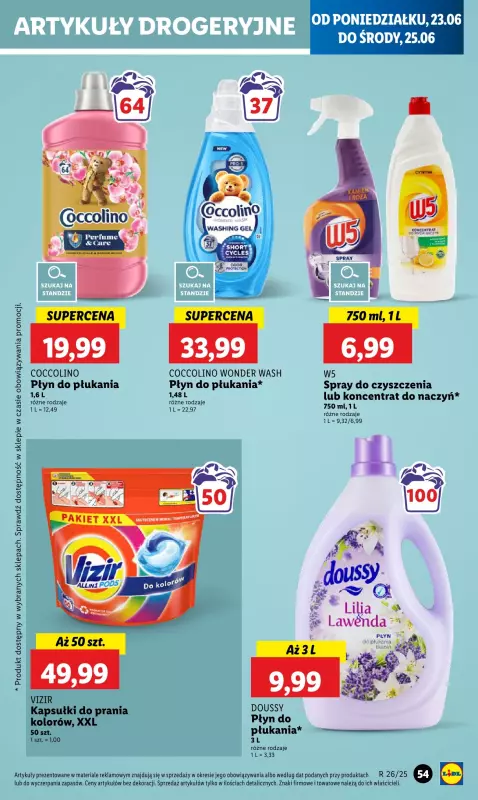 Lidl - gazetka promocyjna Oferta od poniedziałku od poniedziałku 23.06 do środy 25.06 - strona 61