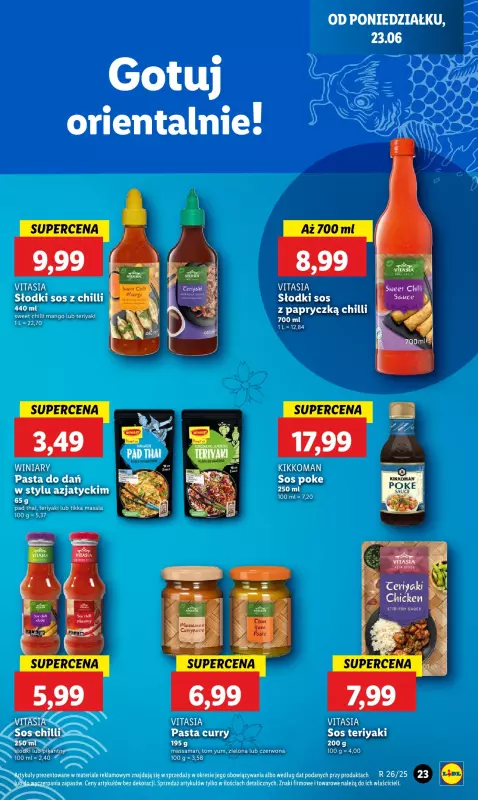 Lidl - gazetka promocyjna Oferta od poniedziałku od poniedziałku 23.06 do środy 25.06 - strona 25
