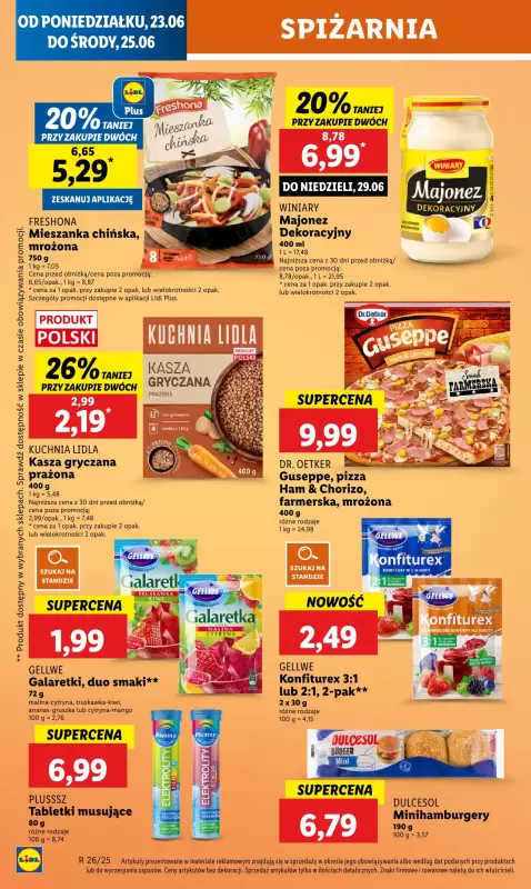 Lidl - gazetka promocyjna Oferta od poniedziałku od poniedziałku 23.06 do środy 25.06 - strona 40