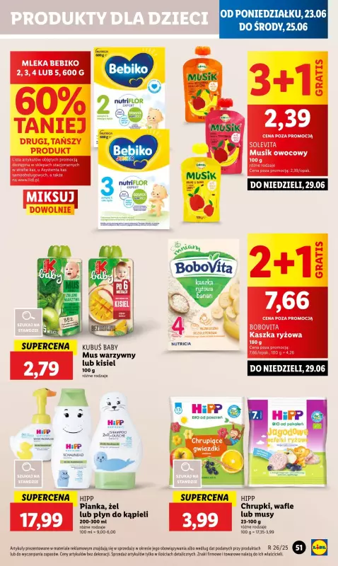 Lidl - gazetka promocyjna Oferta od poniedziałku od poniedziałku 23.06 do środy 25.06 - strona 57