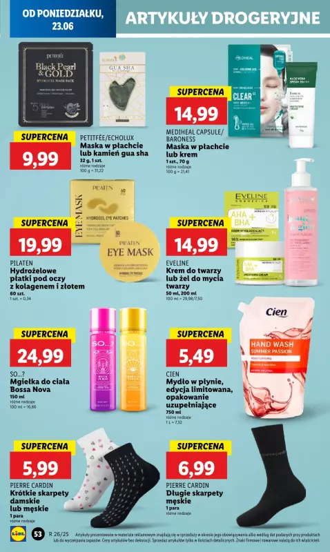 Lidl - gazetka promocyjna Oferta od poniedziałku od poniedziałku 23.06 do środy 25.06 - strona 60
