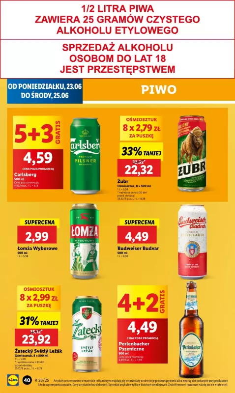 Lidl - gazetka promocyjna Oferta od poniedziałku od poniedziałku 23.06 do środy 25.06 - strona 46