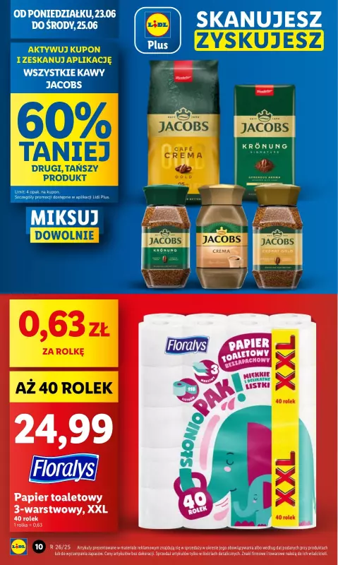 Lidl - gazetka promocyjna Oferta od poniedziałku od poniedziałku 23.06 do środy 25.06 - strona 10