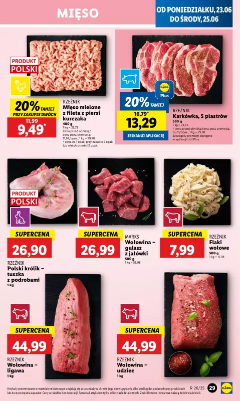Lidl - gazetka promocyjna Oferta od poniedziałku od poniedziałku 23.06 do środy 25.06 - strona 31