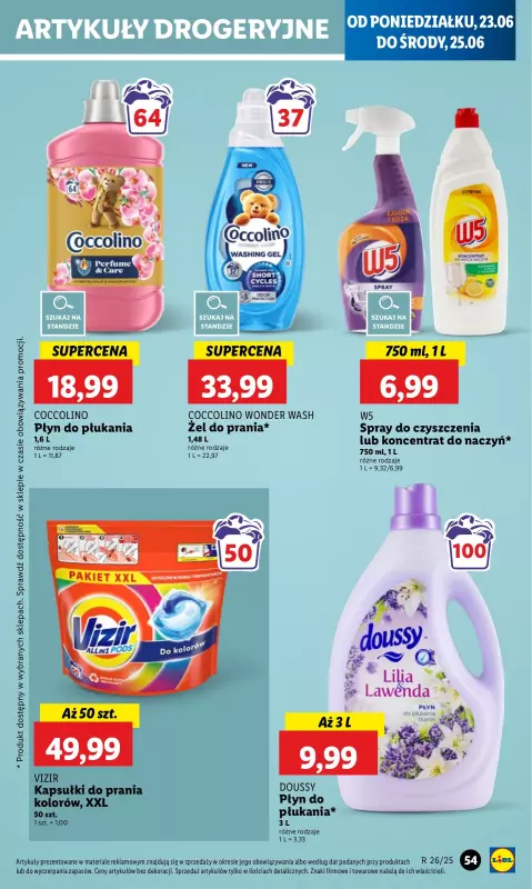 Lidl - gazetka promocyjna Oferta od poniedziałku od poniedziałku 23.06 do środy 25.06 - strona 63