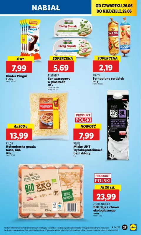 Lidl - gazetka promocyjna Oferta od czwartku od czwartku 26.06 do niedzieli 29.06 - strona 31